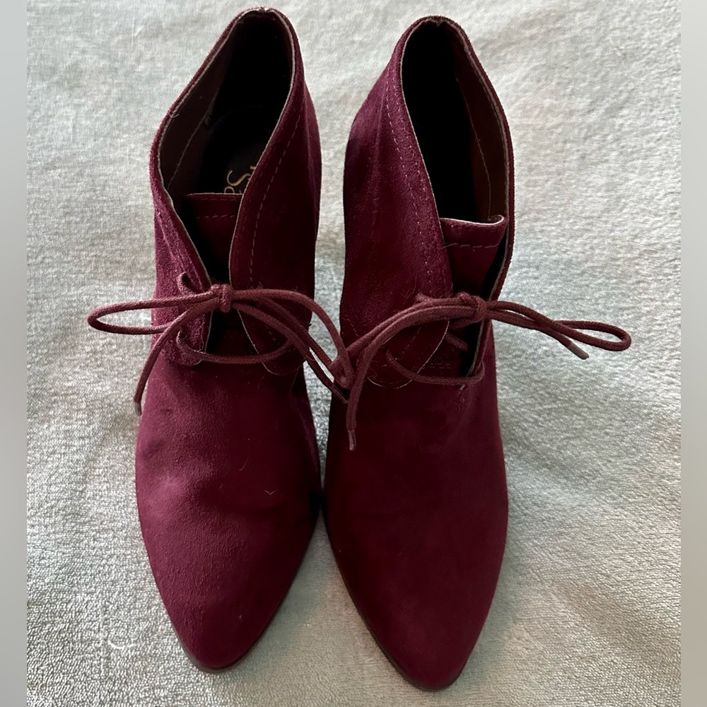 Franco Sarto Suede Booties - Size 7 1/2